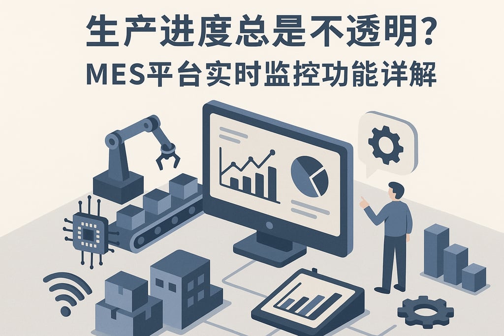 生产进度总是不透明？MES平台实时监控功能详解  